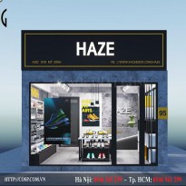 Thiết kế dự án Shop giày Haze - Mỹ Đình